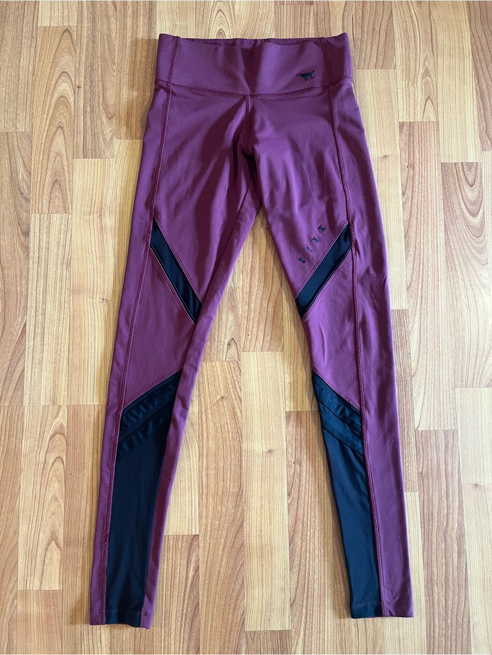 PINK Victoria's Secret Burgundy Leggings